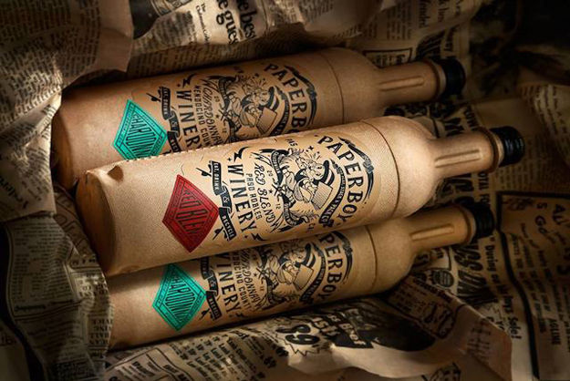 Paper Wine Bottles