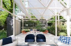 Geometric Garden Pavilions