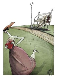 Moving Melancholic Illustrations Image 2