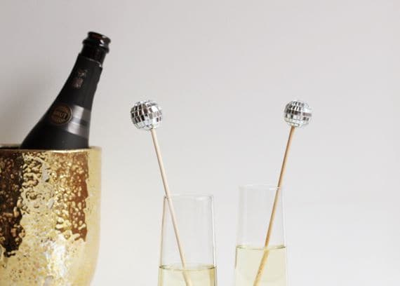 Glitzy Disco Stir Sticks