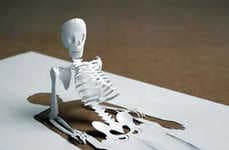 Printer Paper Scultpures