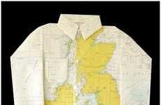Clothes Made of Paper Maps