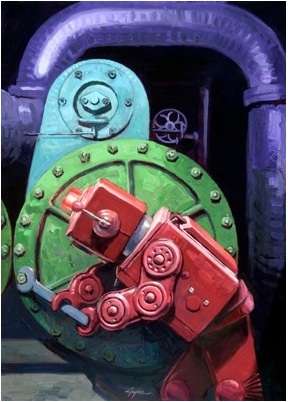 Colorful Robot Art