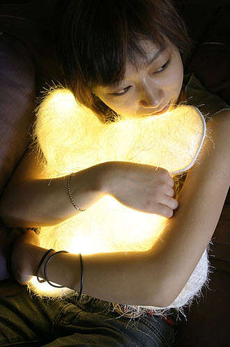 Furry LED Pillows