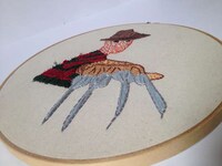 Pop Culture Embroidered Artworks Image 5