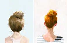 Charming Top Knot Illustrations