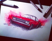 Vibrant Automotive Art Image 4