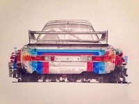 Vibrant Automotive Art Image 8