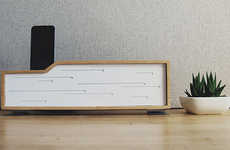 Turntable-Inspired Phone Docks