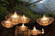Whimsical Recycled Lighting