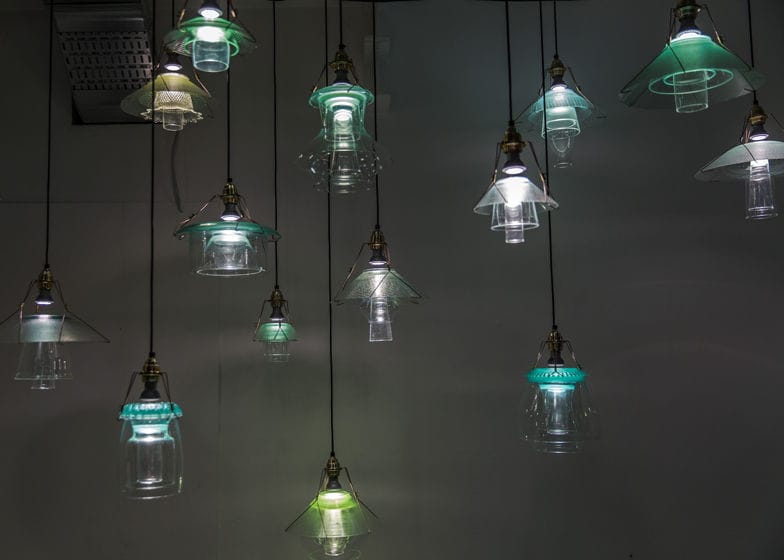 Recycled Stacked Lighting