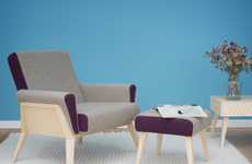 Modernized Woollen Fabric Furniture