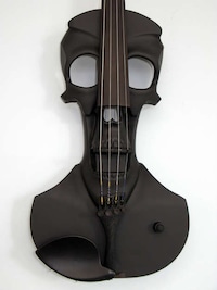 Hand-Carved Skull Violins Image 5