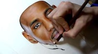 Penciled Basketball Star Portraits Image 8