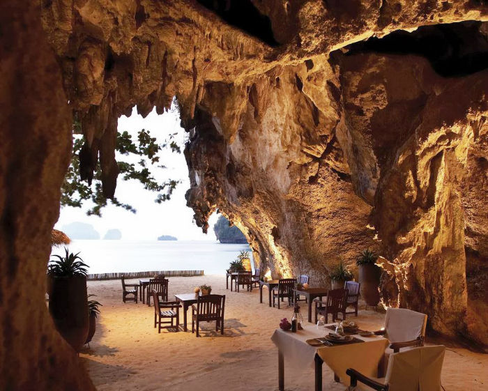 Beachside Cavernous Dining