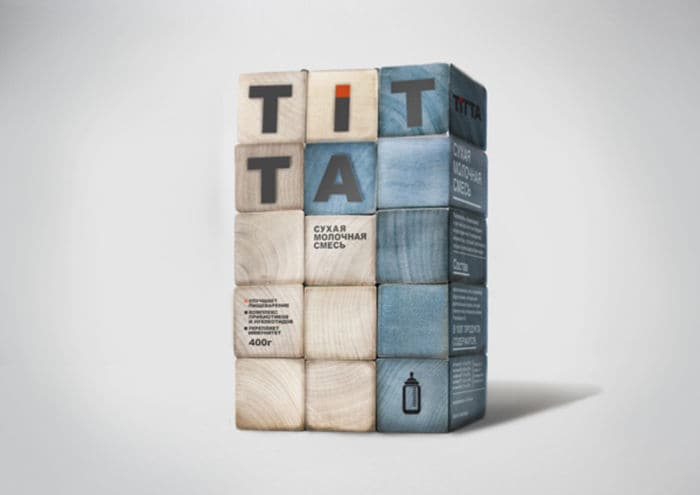 Building Block Milk Branding