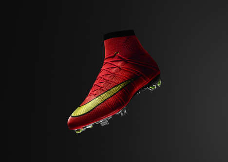 Sock-Integrated Soccer Shoes