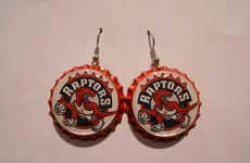 Boozy Basketball Earrings