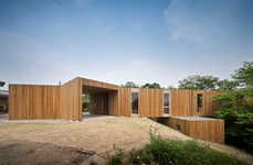 Cantilevered Wooden Houses