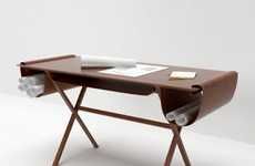 Leather-Pocketed Workstations