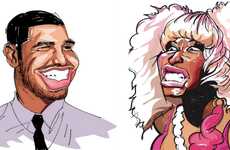 Contemporary Rap Caricatures