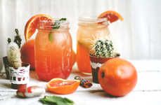 Festive Blood Orange Beverages