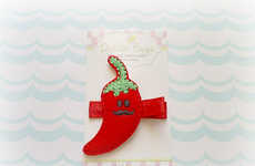 Chili Pepper Hair Clips
