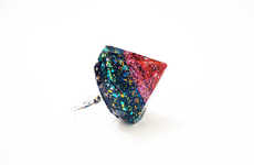 Oversized Gemstone Rings