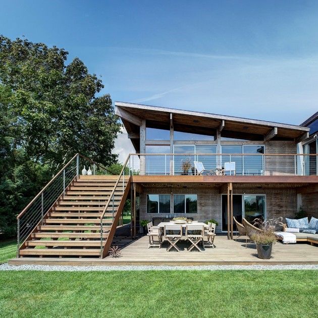 Scenic Wood-Paneled Homes