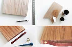 Leather-Handled Cutting Boards