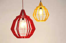 Colorful Cage Lighting