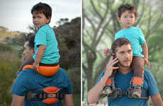 Shoulder-Mounted Kiddie Carriers