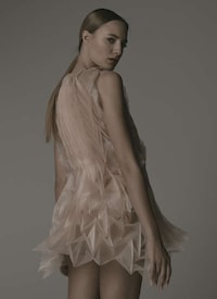 Pleated Origami Dresses Image 4