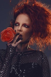 Edgy Redhead Editorials Image 6