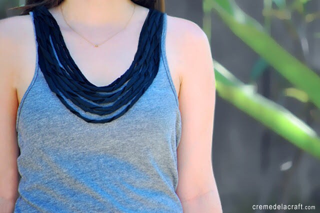 Twisted T-Shirt Necklaces