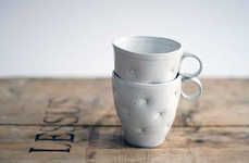 Faux Cushioned Ceramic Mugs
