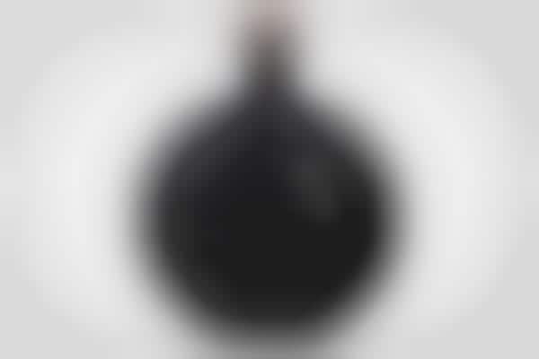 Matte Black Bottle Branding