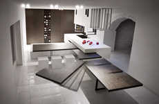 Sliding Unit Table Designs