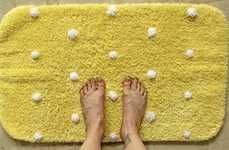 Playfully Dotted Bath Rugs