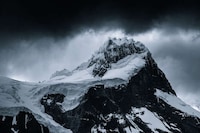 Monochromatic Mountain Photography Image 3