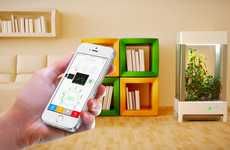 App-Connected Home Gardens