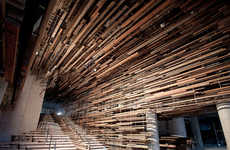 Suspended Splinter Staircases