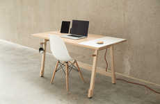 Cord-Concealing Desks