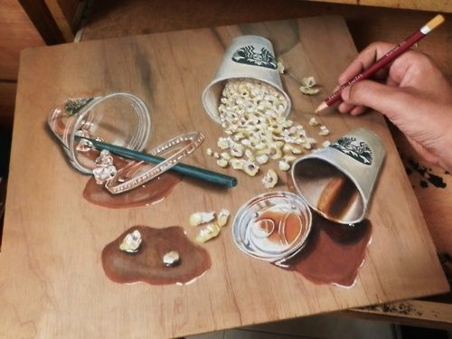 Hyperreal Cutting Board Illustrations