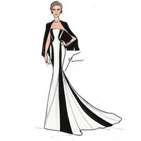 Elegant Celeb Fashion Illustrations Image 4