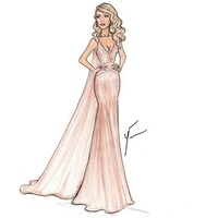 Elegant Celeb Fashion Illustrations Image 6