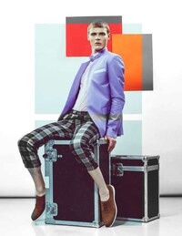 Edgy Color-Blocked Editorials Image 3