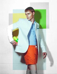 Edgy Color-Blocked Editorials Image 4