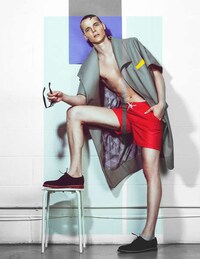 Edgy Color-Blocked Editorials Image 5