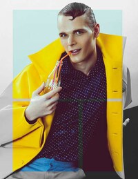 Edgy Color-Blocked Editorials Image 8